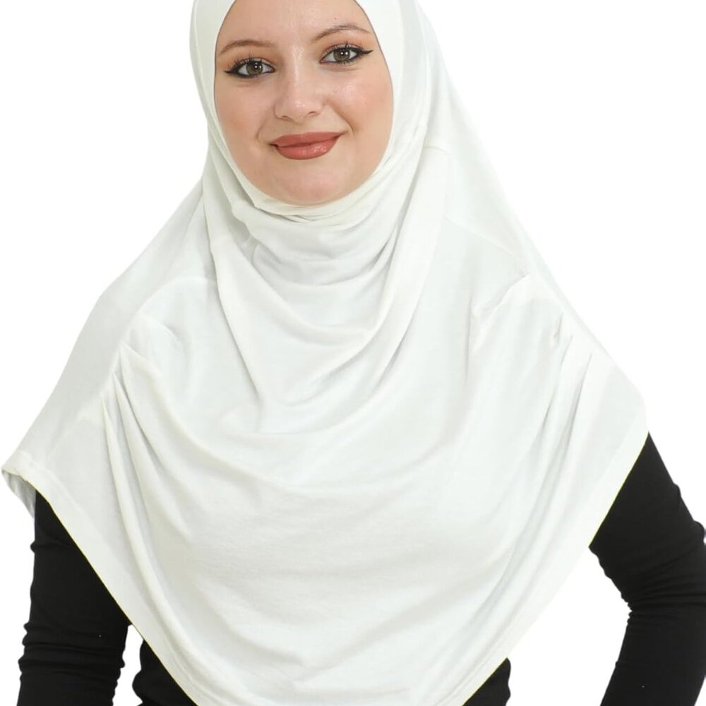 Ready To Wear Hijab For Women, Instant Turban, Soft Muslim Scarf For Prayer, Lon